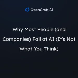 Why Most People Fail at AI (It’s Not What You Think) Comment end