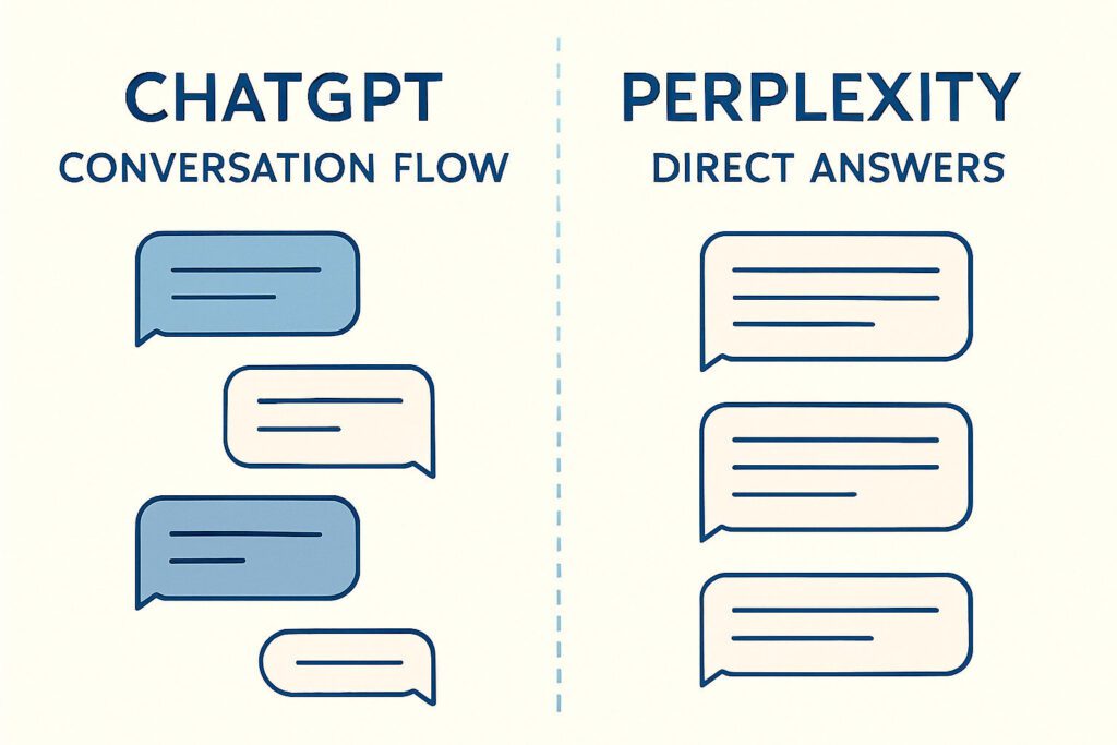 ChatGPT for Conversation, Perplexity for Direct Answers