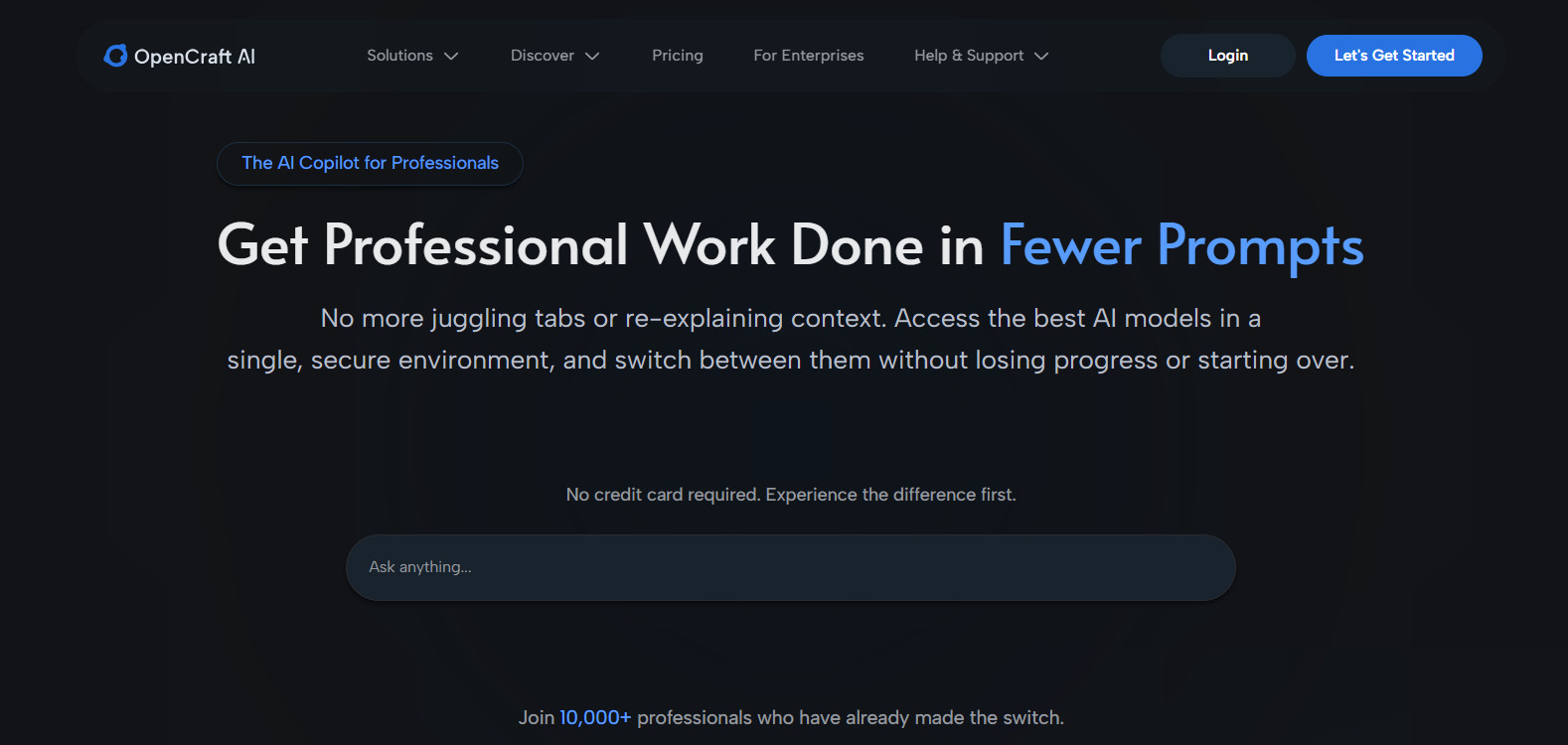 OpenCraftAi HomePage