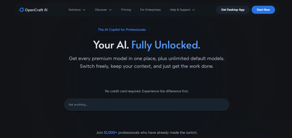 opencraft ai homepage
