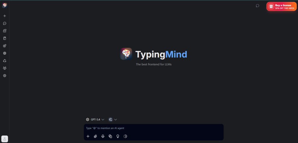 typing mind home page