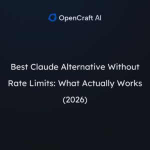 Best Claude Alternative Without Rate Limits: What Actually Works (2026)