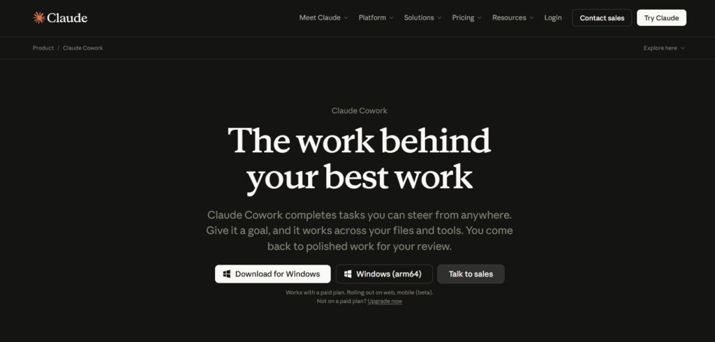 claude homepage